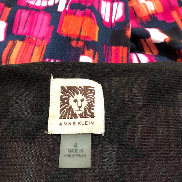 Anne Klein Stretch Sheath Sleeveless Dress Size 4 - Picture 5 of 6